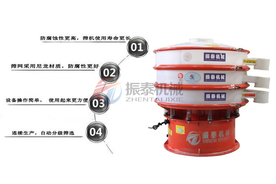 腐蝕性物料篩分用什么振動篩？