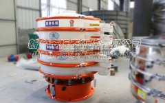 鹽酸固液分離塑料振動篩都江堰發(fā)貨，請齊經(jīng)理注意查收！