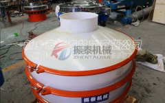 醋酸過(guò)濾塑料振動(dòng)篩安徽池州發(fā)貨，請(qǐng)張經(jīng)理注意查收！